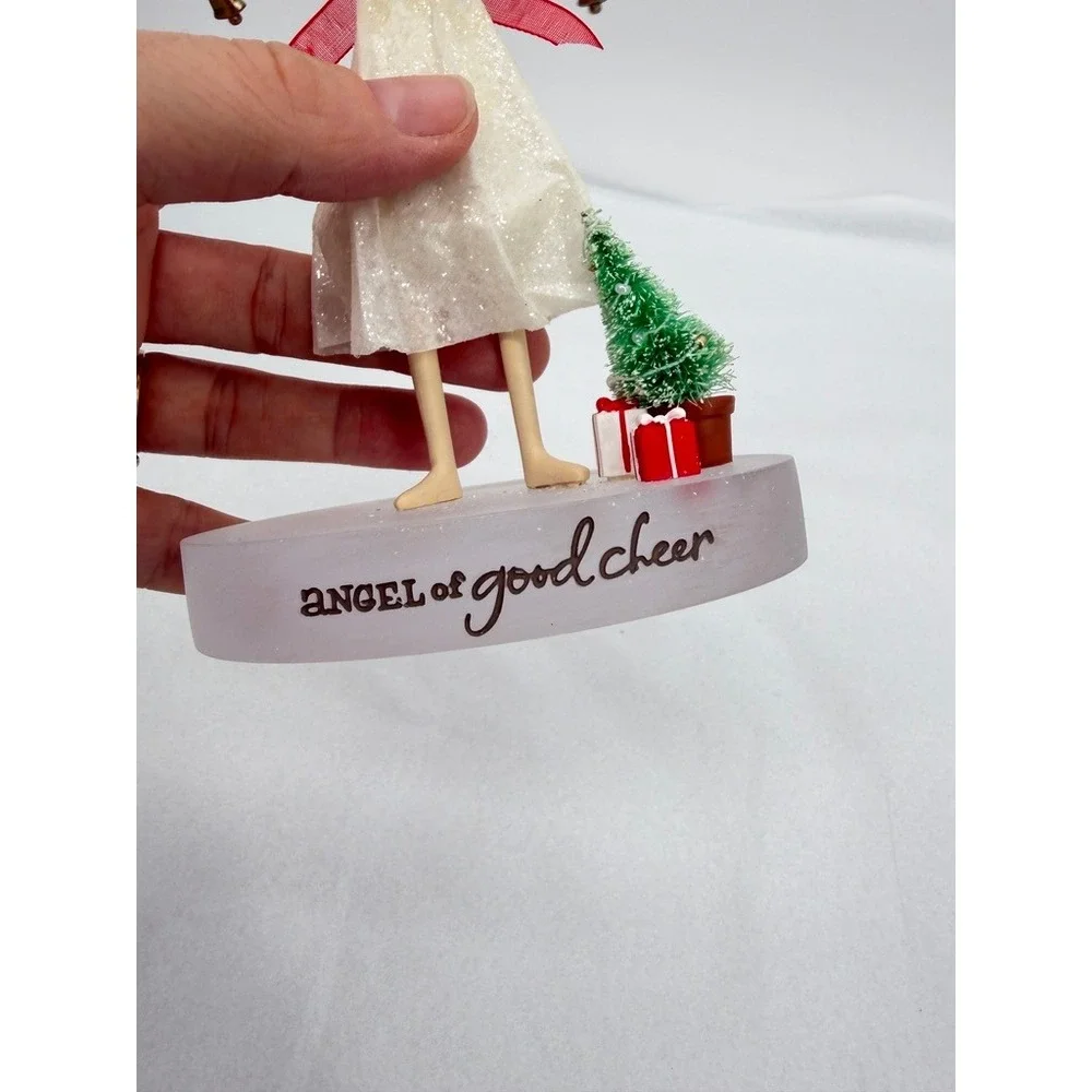 Hallmark Down to Earth Angel of Good Cheer Figurine Holiday Decor w/ Box